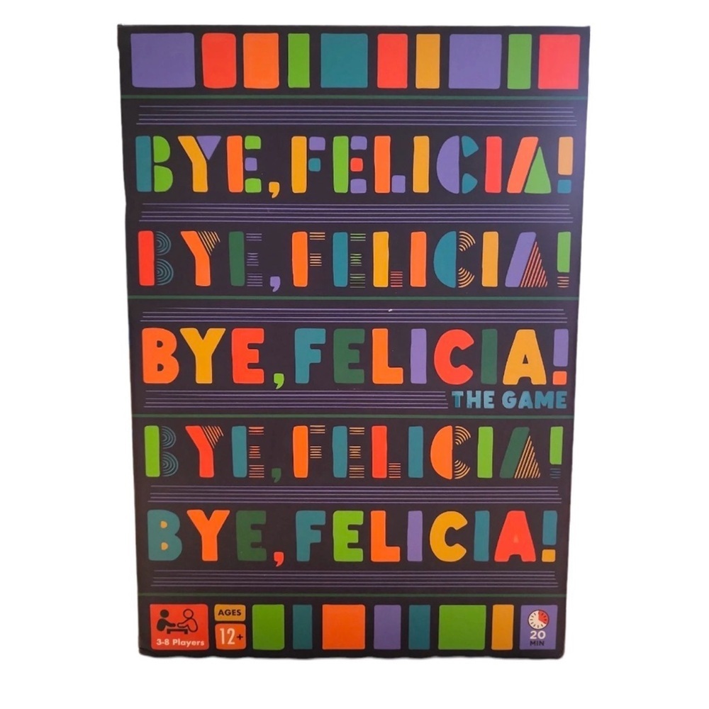 Bye Felicia! The Game Party Board Card Game 3 - 8 Players New in Box